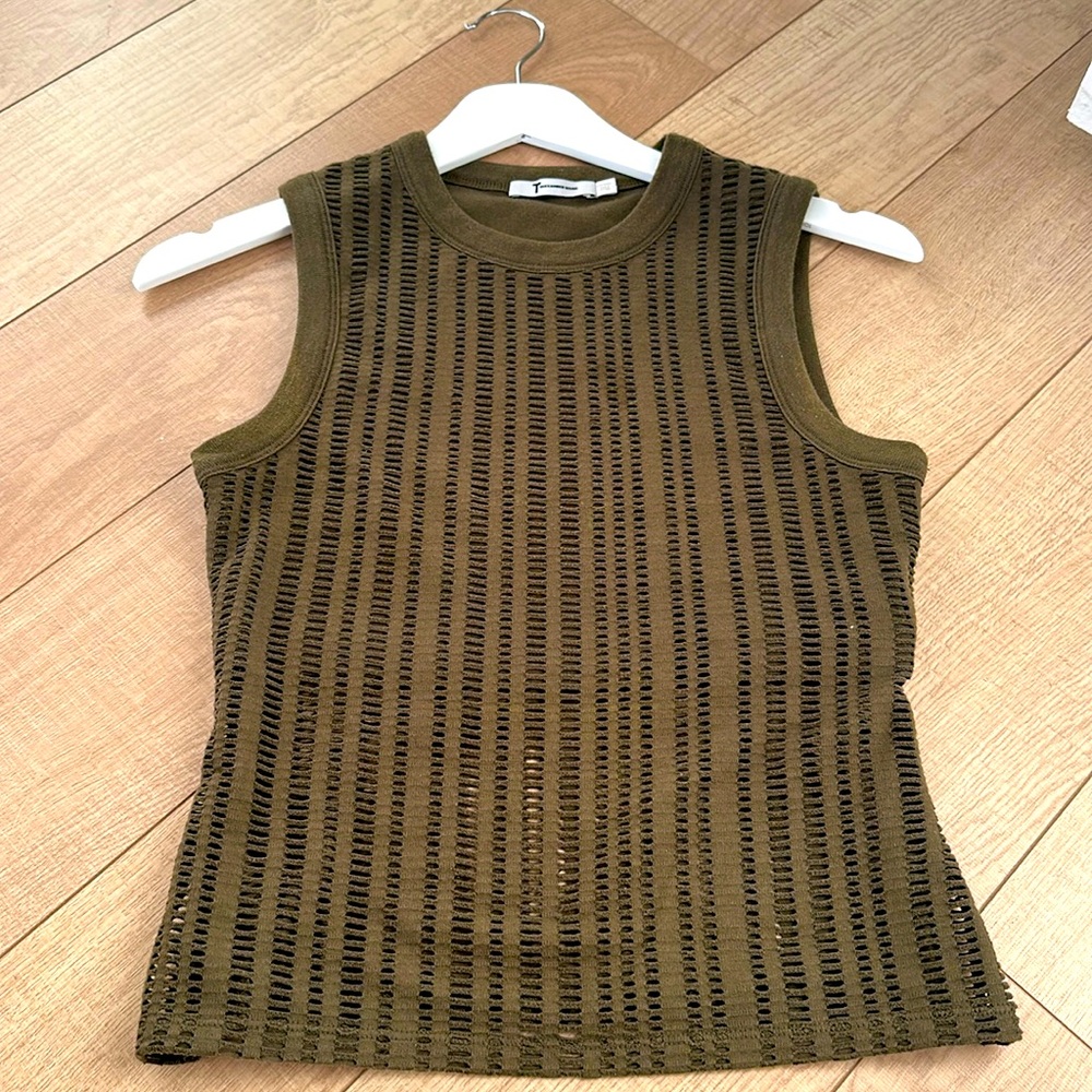 T by Alexander Wang 2-tier tank top